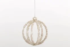 Boules De Noël|Boules De Noël<Flamant MOKE, boule de Noël, S Argent