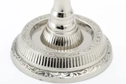 Chandeliers|Chandeliers<Flamant MOLLY, bougeoir, plaqué nickel Argent