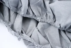 Linge De Lit|Linge De Lit<Flamant MONIQUE, drap-housse, 200x200, grey Gris