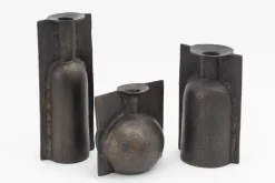 Pots Et Vases|Décoration<Flamant MONO, vase, métal, L Noir