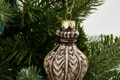 Boules De Noël|Boules De Noël<Flamant MOUNT, pendentif Noël Brun