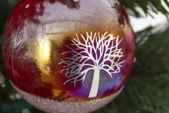 Boules De Noël|Boules De Noël<Flamant MYCONOS, boule de Noël, S Rouge