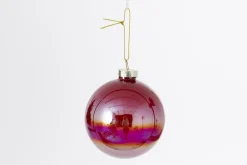 Boules De Noël|Boules De Noël<Flamant MYLON, boule de Noël Rose