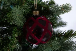 Boules De Noël|Boules De Noël<Flamant MYON, boule de Noël Rouge