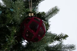 Boules De Noël|Boules De Noël<Flamant MYON, boule de Noël Rouge