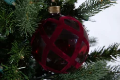 Boules De Noël|Boules De Noël<Flamant MYON, boule de Noël Rouge