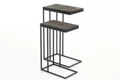 Tables D’Appoint & Consoles|Tables D’Appoint & Consoles<Flamant MYRALIS, bout de canapé, set de 2 Noir