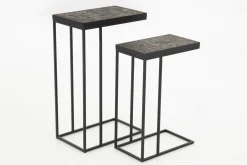 Tables D’Appoint & Consoles|Tables D’Appoint & Consoles<Flamant MYRALIS, bout de canapé, set de 2 Noir