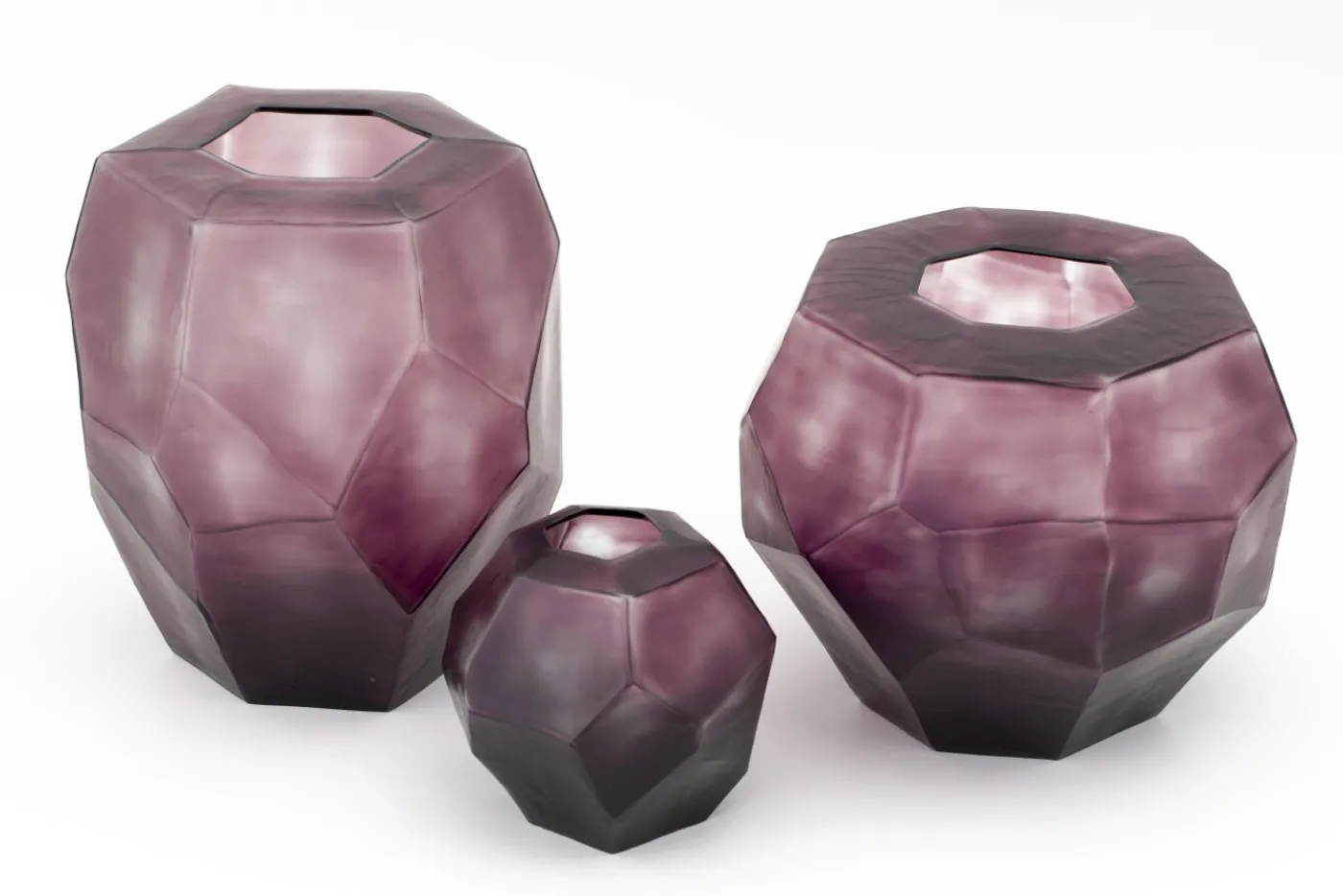 Décoration|Pots Et Vases<Flamant NADIA, vase, verre, 30x30x26,5 Pourpre