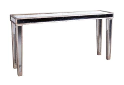 Tables D’Appoint & Consoles|Tables D’Appoint & Consoles<Flamant NAXOS, table console, verre miroir et bois