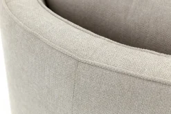 Fauteuils|Sièges<Flamant NELIA, fauteuil, naturel, rotatif Blanccassé