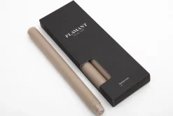 Bougies|Décoration<Flamant NELL, bougie de table, couleur flax, set de 4 Brun