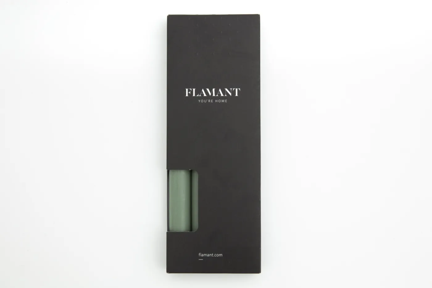 Bougies|Décoration<Flamant NELL, bougie de table, couleur olive, set de 4 Vert