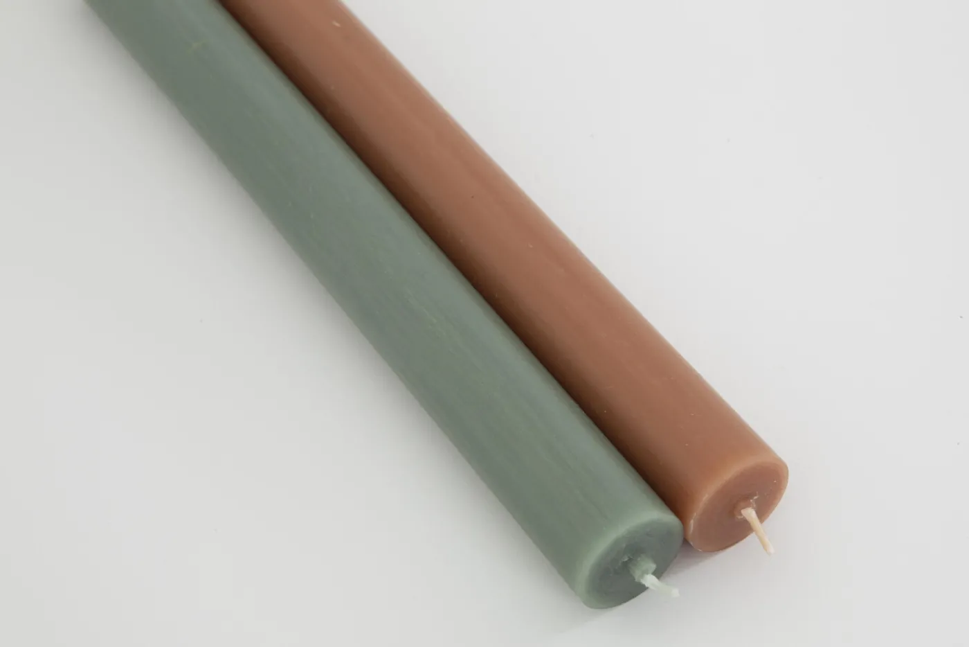 Bougies|Décoration<Flamant NELL, bougie de table, couleur olive, set de 4 Vert