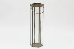 Porte Bougie, Chauffe-Plats Et Photophores|Porte Bougie, Chauffe-Plats Et Photophores<Flamant NESSINO, photophore, fer et verre, L Transparent