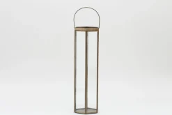 Porte Bougie, Chauffe-Plats Et Photophores|Porte Bougie, Chauffe-Plats Et Photophores<Flamant NESSINO, photophore, fer et verre, L Transparent