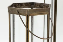 Porte Bougie, Chauffe-Plats Et Photophores|Porte Bougie, Chauffe-Plats Et Photophores<Flamant NESSINO, photophore, fer et verre, L Transparent