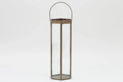 Porte Bougie, Chauffe-Plats Et Photophores|Porte Bougie, Chauffe-Plats Et Photophores<Flamant NESSINO, photophore, fer et verre, S Transparent