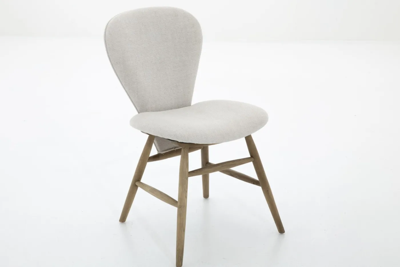 Chaises|Chaises<Flamant NIKOLAJ, chaise, lin naturel Blanccassé