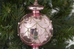 Boules De Noël|Boules De Noël<Flamant NIXON, pendentif Noël Rose