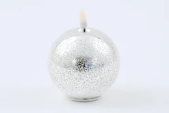 Bougies|Décoration<Flamant NORELL, bougie leds, , S Argent
