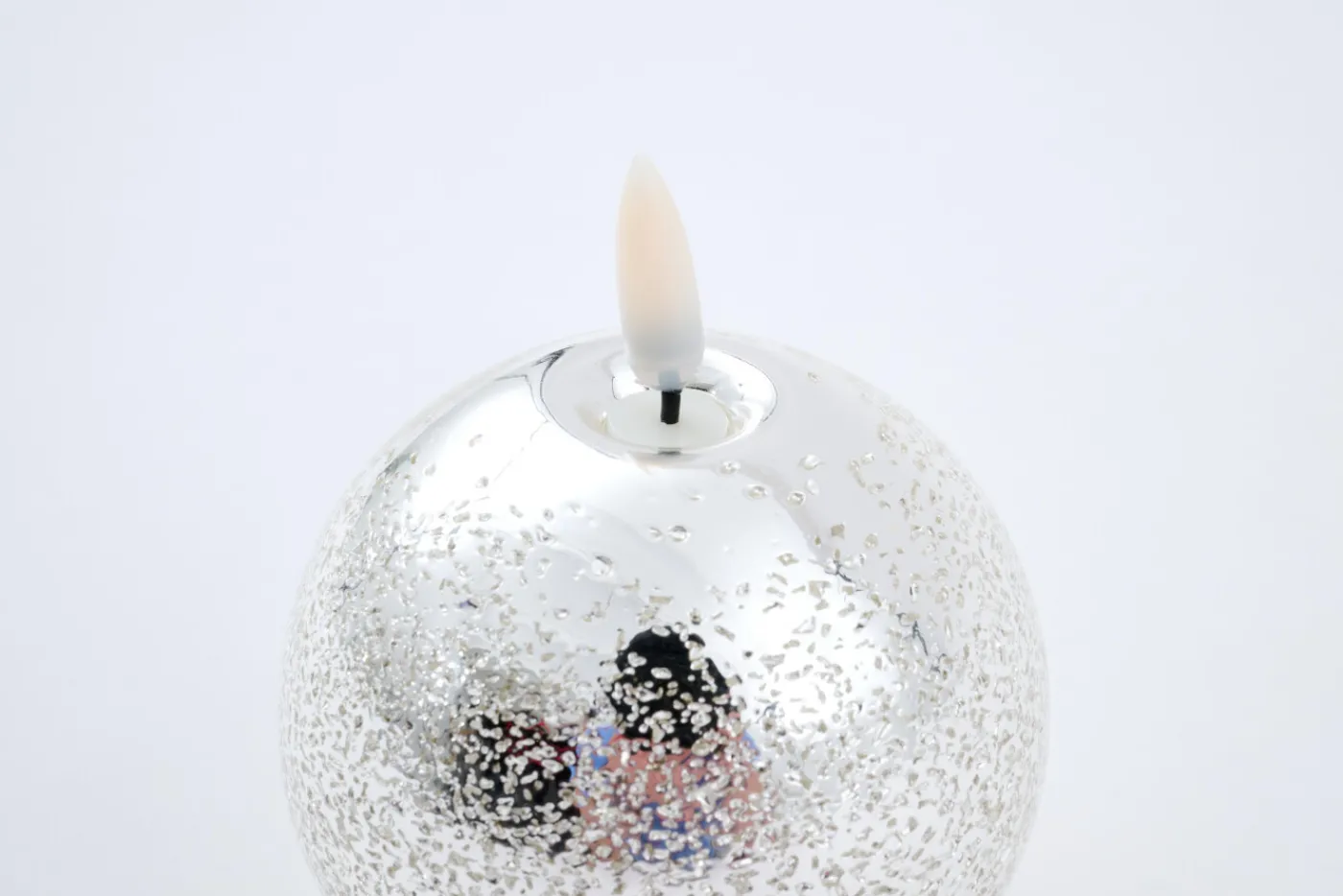 Bougies|Décoration<Flamant NORELL, bougie leds, , S Argent