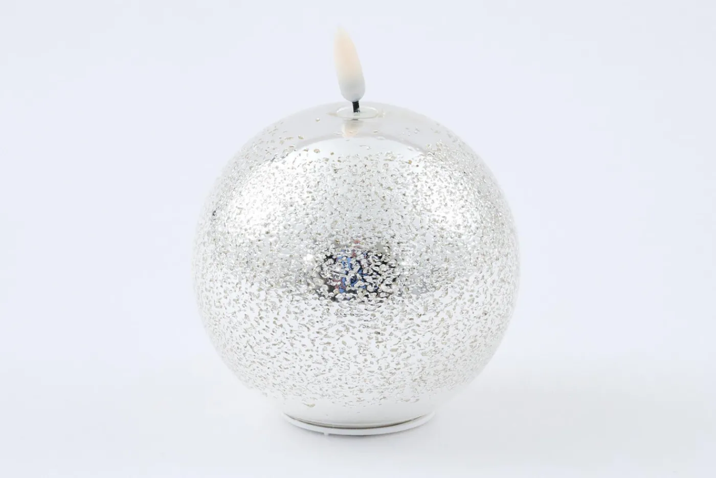 Bougies|Décoration<Flamant NORELL, bougie leds, , M Argent