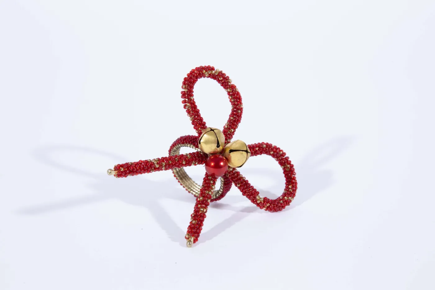 Décoration De Table|Accessoires<Flamant OLBIA, rond de serviette, perles Rouge