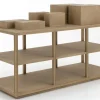 Tables D’Appoint & Consoles|Tables D’Appoint & Consoles<Flamant OLEX, table de présentation, avec 6 boîtes de présentation