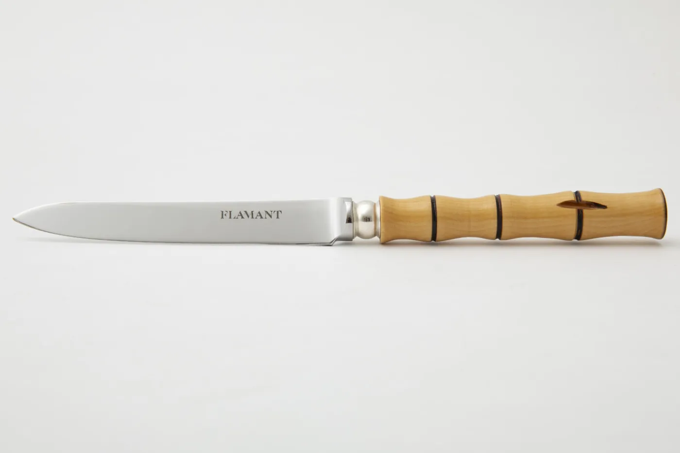 Couverts|Couverts<Flamant OLSAKA, couteau à dessert Jaune