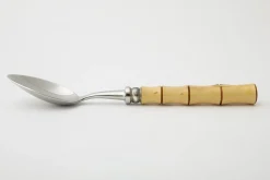 Couverts|Couverts<Flamant OLSAKA, cuillère à dessert Jaune