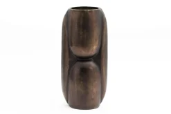Pots Et Vases|Décoration<Flamant ORIENTAL, vase, métal, modèle 2, L Brun