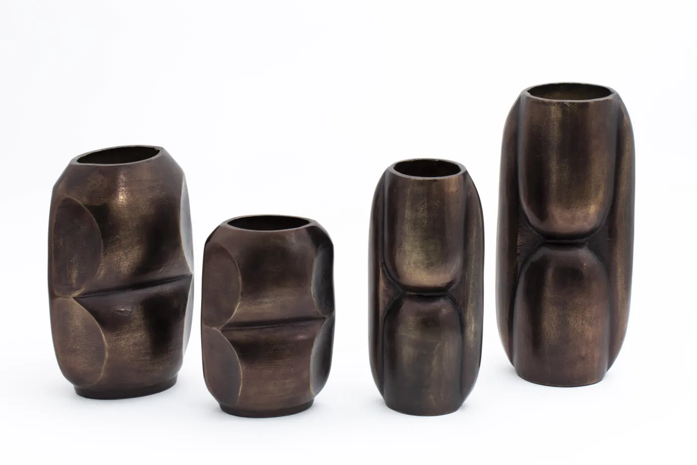 Pots Et Vases|Décoration<Flamant ORIENTAL, vase, métal, modèle 2, S Brun