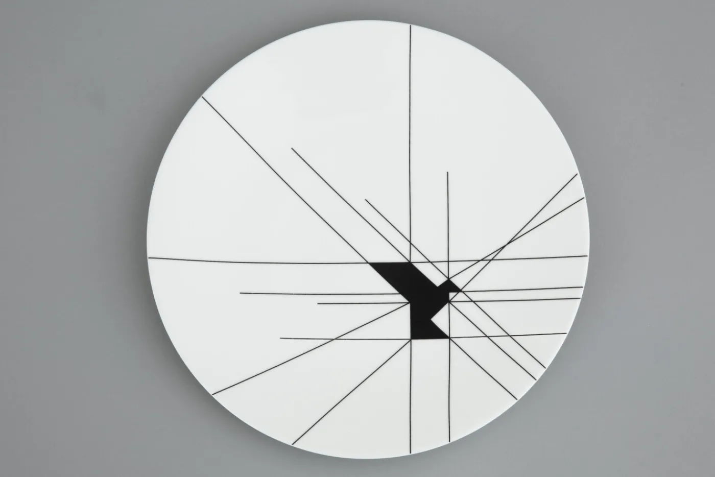 Flamant X Charles Kaisin<Flamant ORIGAMI, assiette, 28cm Mixte
