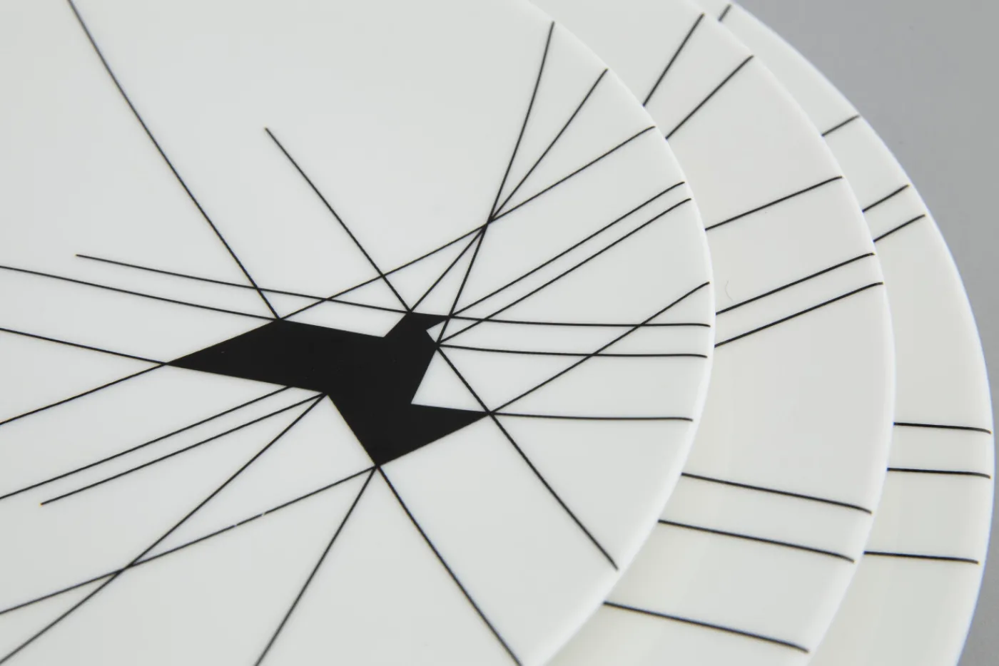 Flamant X Charles Kaisin<Flamant ORIGAMI, assiette, 28cm Mixte