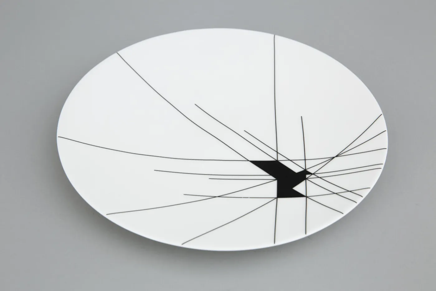 Flamant X Charles Kaisin<Flamant ORIGAMI, assiette, 23cm Mixte