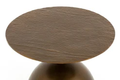 Tables De Salon|Tables De Salon<Flamant SO, table basse, ronde, métal Or
