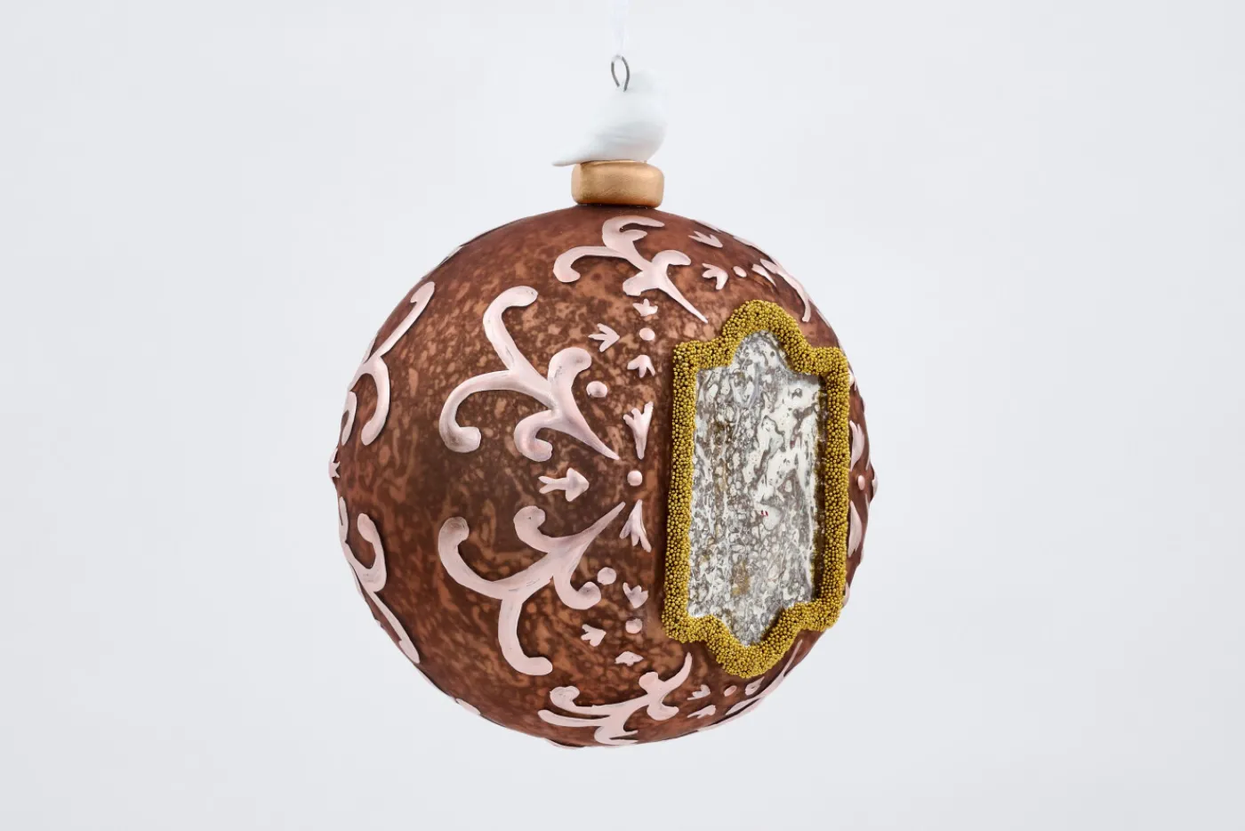 Boules De Noël|Boules De Noël<Flamant OSTER, boule de Noël Rose