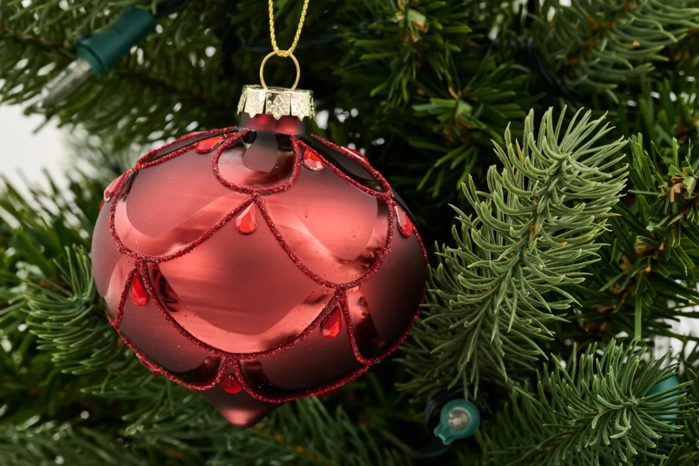 Boules De Noël|Boules De Noël<Flamant OYA, pendentif Noël, modèle 2 Rouge