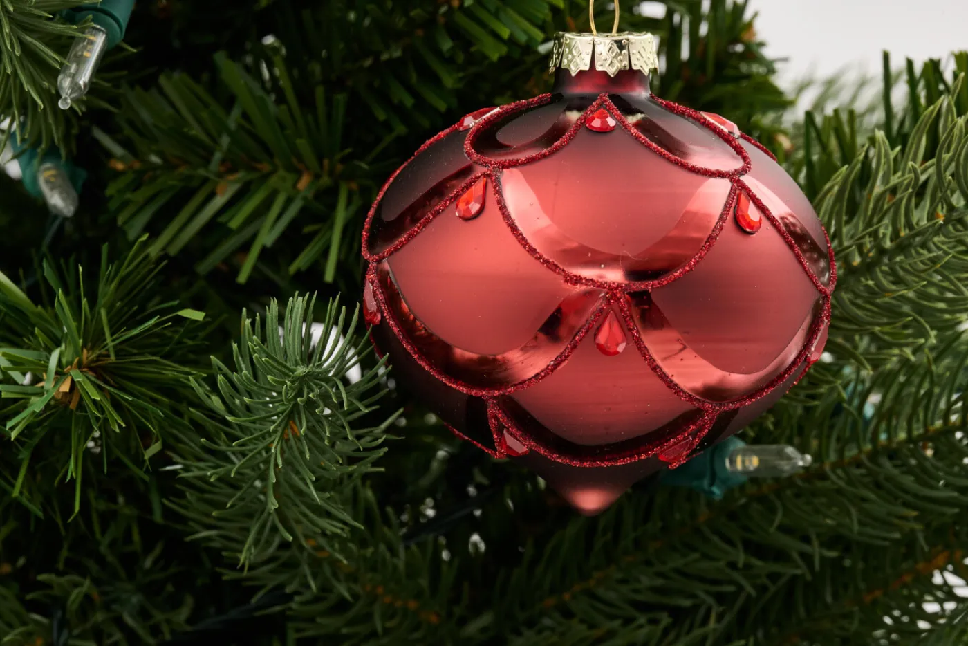 Boules De Noël|Boules De Noël<Flamant OYA, pendentif Noël, modèle 2 Rouge