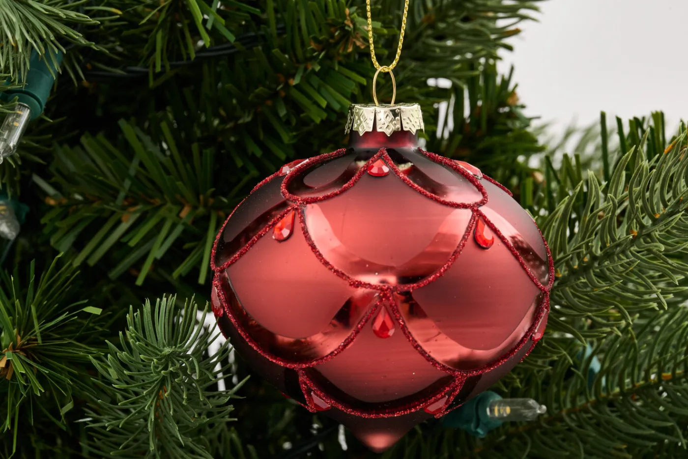 Boules De Noël|Boules De Noël<Flamant OYA, pendentif Noël, modèle 2 Rouge