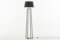 Lampadaires|Luminaire<Flamant PASCAL, lampadaire, métal, Noir