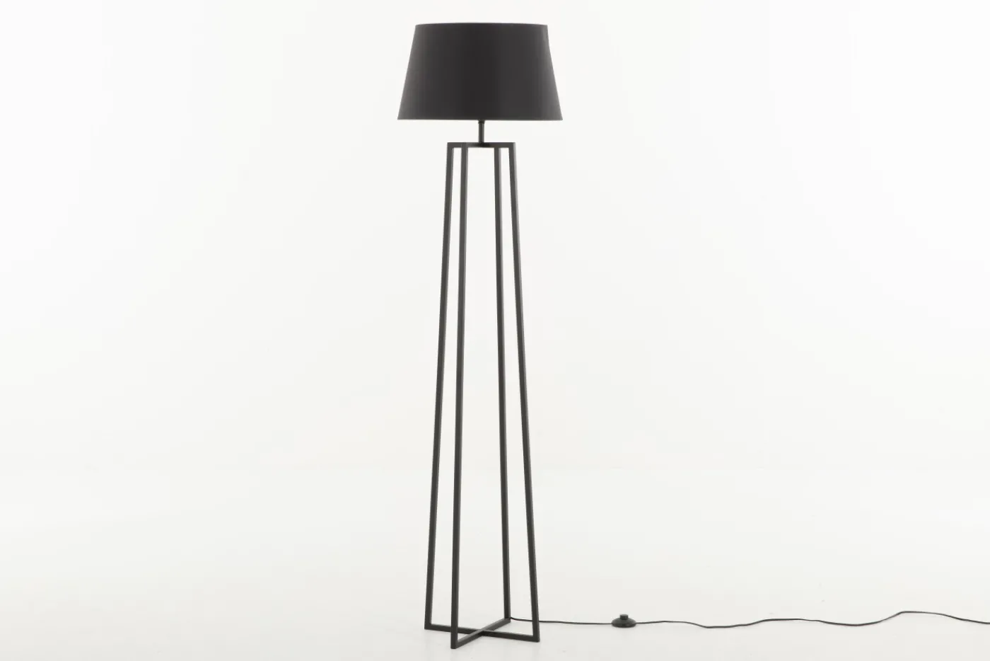 Lampadaires|Luminaire<Flamant PASCAL, lampadaire, métal, Noir