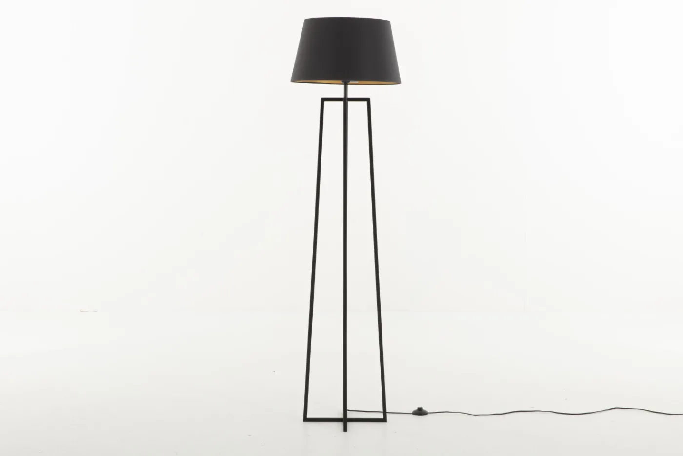 Lampadaires|Luminaire<Flamant PASCAL, lampadaire, métal, Noir
