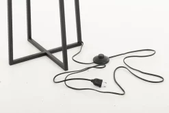Lampadaires|Luminaire<Flamant PASCAL, lampadaire, métal, Noir