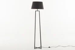 Lampadaires|Luminaire<Flamant PASCAL, lampadaire, métal, Noir
