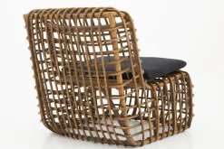 Banquettes|Fauteuils<Flamant PAULINE, fauteuil de jardin, avec coussin Brun