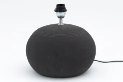 Lampes|Lampes De Table Et De Bureau<Flamant PETAL, lampe de table, argile Noir