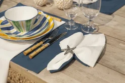 Serviettes|Textile<Flamant PHILLS, serviette, , set de 6 Blanc