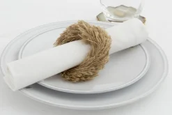 Serviettes|Textile<Flamant PHILLS, serviette, , set de 6 Blanc